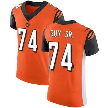 Lawrence Guy Men's Elite Orange Cincinnati Bengals Alternate Vapor Untouchable Jersey